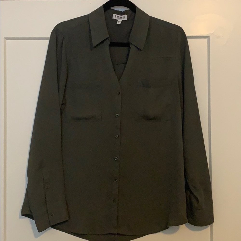 Army green Express Portofino Shirt